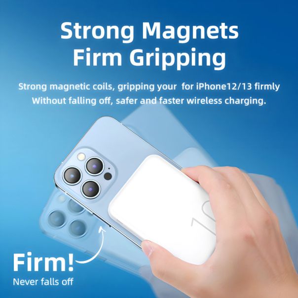Power Bank MagSafe REMAX Usion RPP-65 PD20W + wireless 15W 10000mAh plavi - EP2981520