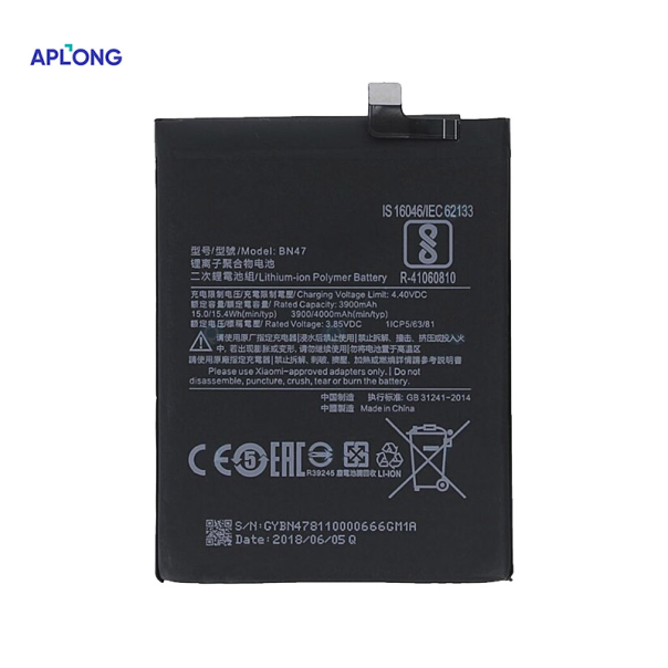 Baterija APLONG za Xiaomi A2 lite/ Redmi 6 Pro BN47 (3900mAh) - E1015