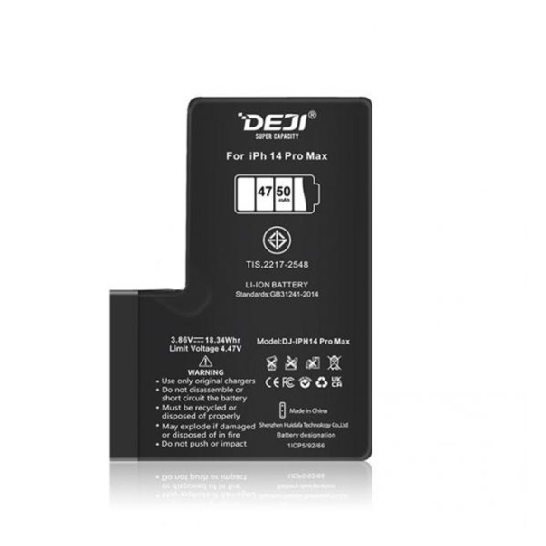 Baterija DEJI (Bez IC konektora) za iPhone 14 Pro Max (4750 mAh) HC - 613652-1