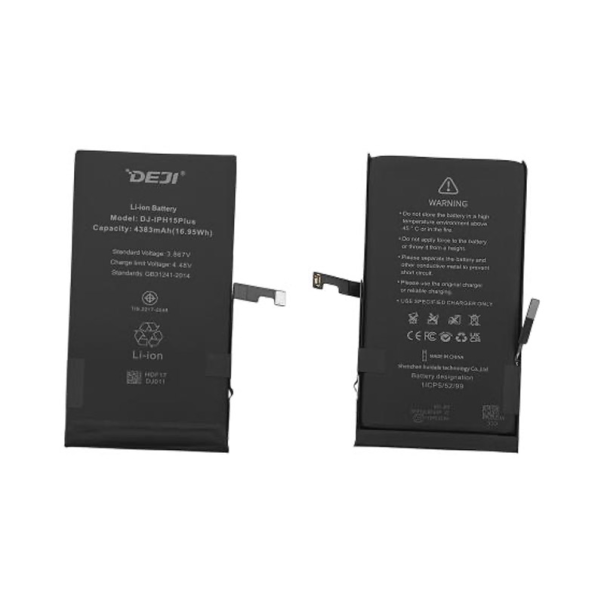 Baterija DEJI (Cracked) za iPhone 15 Plus (4383 mAh) - 615348-1