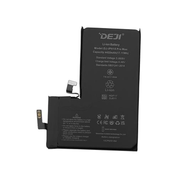 Baterija DEJI (Cracked) za iPhone 15 Pro Max (4422 mAh) - 615350-1