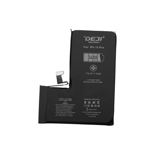 Baterija DEJI za iPhone 15 Pro (3400 mAh) - 615356-1