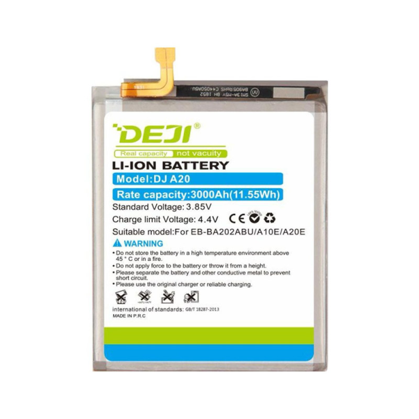 Baterija DEJI za Samsung A20E EB-BA202ABU (3000 mAh) - 604019