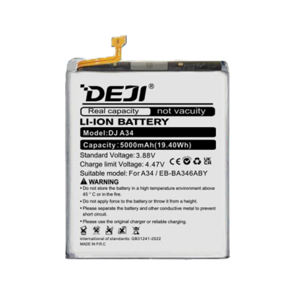 Baterija DEJI za Samsung A34 5G EB-BA346ABY (5000 mAh) - 613280-1