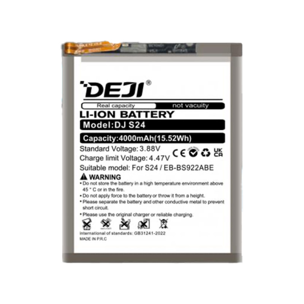 Baterija DEJI za Samsung S24 EB-BS922ABE  (4000 mAh) - 613289-1