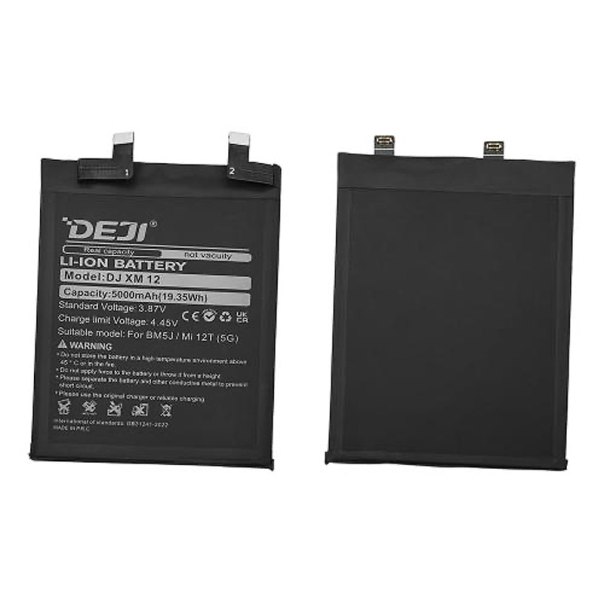 Baterija DEJI za Xiaomi 12T/ 12T Pro/ BM5J (5000mAh) - 613211