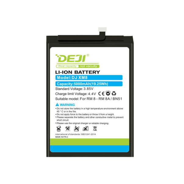 Baterija DEJI za Xiaomi Redmi 8 BN51 (5000 mAh) - 605108