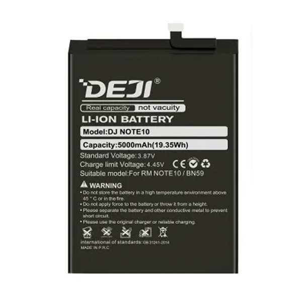 Baterija DEJI za Xiaomi Redmi Note 10 4G/ Redmi Note 10S/ Redmi 10 2022 BN59 (5000mAh) - 610603