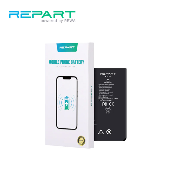 Baterija REPART PRIME za iPhone 14 Pro (3400 mAh) - 620581