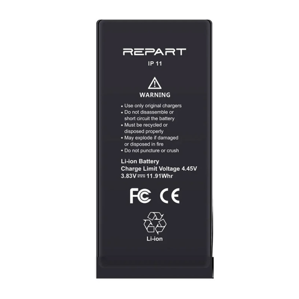 Baterija REPART za iPhone 11 (Bez IC konektora) (3110 mAh) - 613230-1