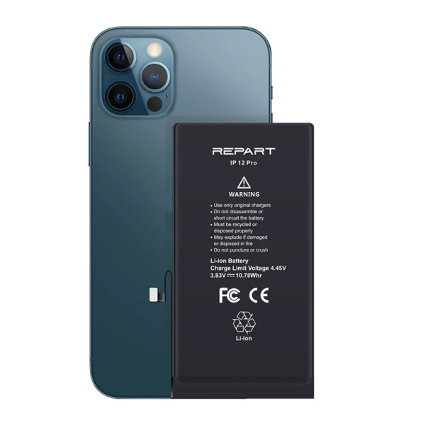 Baterija REPART za iPhone 12/12 Pro (Bez IC konektora) (2815 mAh) - 613234-1
