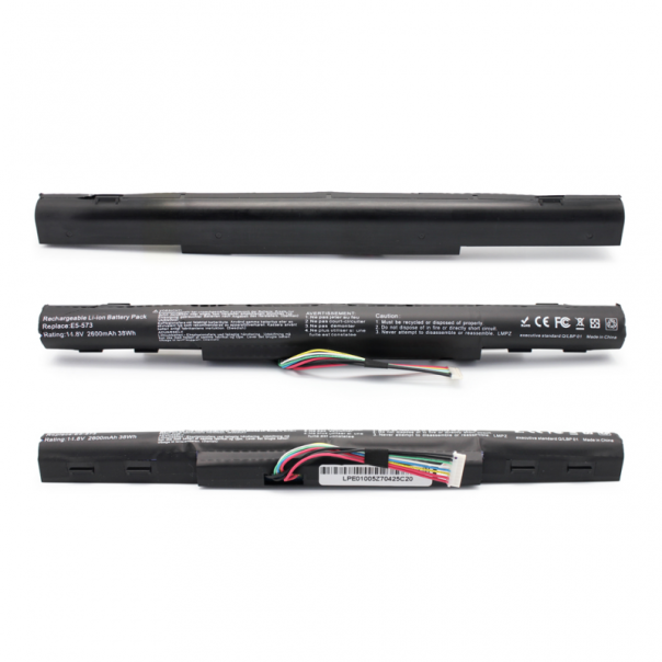 thumbnail image 2 of 2600mAh Replacement Laptop Battery For Acer Aspire E1, TravelMate, V5 (14.8V, 4-Cell) - Black 2 of 5