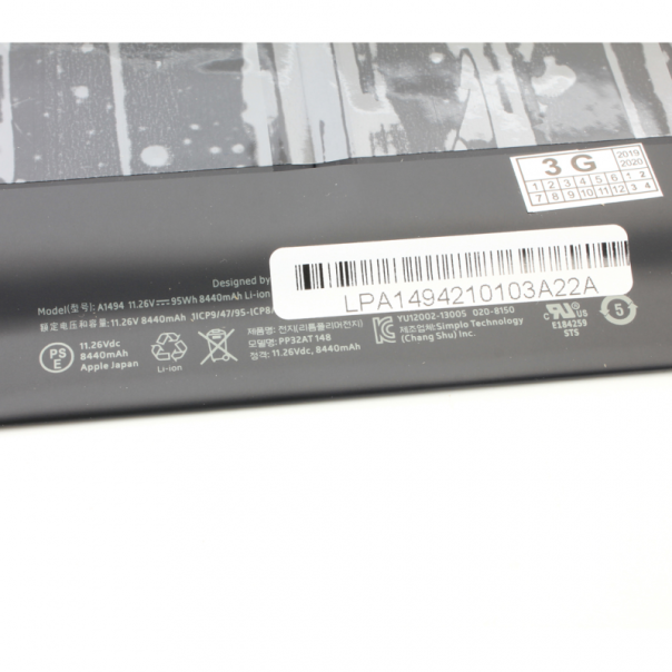 Baterija za laptop Apple A1494 A1398 95WH HQ2200 - 91146-1