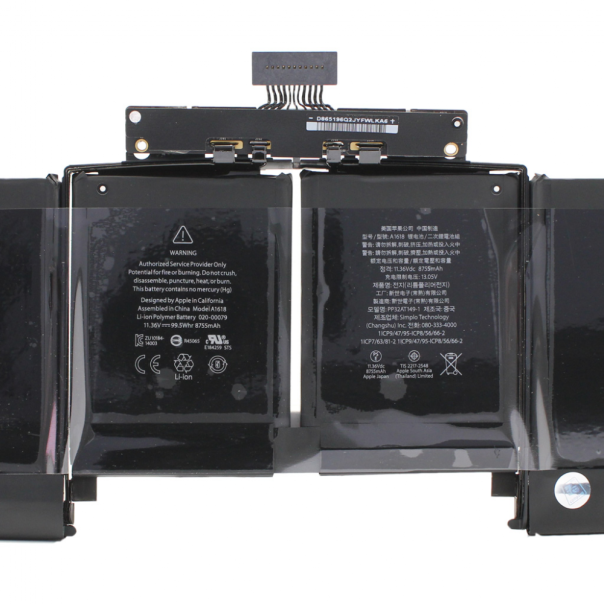 Baterija za laptop Apple A1618 11.36V 99.5Wh 8755mAh HQ - 61530