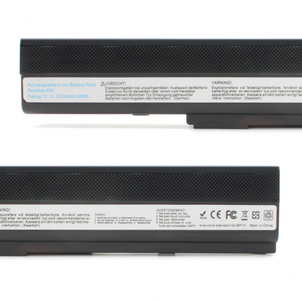Baterija za laptop Asus K52  K62 N82 11.1V 5200mA HQ2200 - 81401-1-1