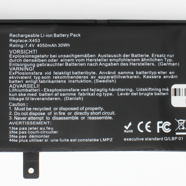 Baterija za laptop Asus X453 7.4V 4050mAh HQ2200 - 86448-1