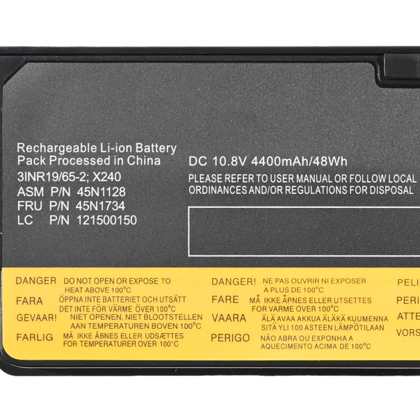 Baterija za laptop Lenovo X240, X250, X260, T550 10.8V 4400mAh 48Wh HQ2200 B - 223187