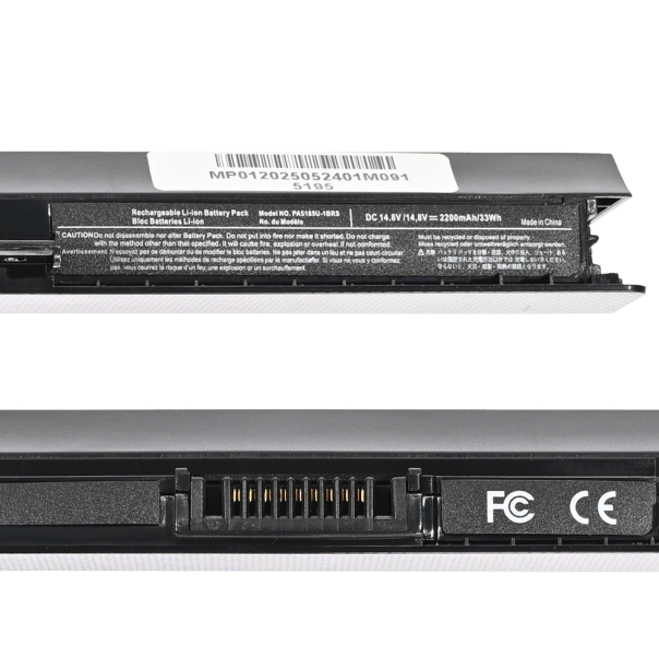Baterija za laptop Toshiba Satellite L55 C55 C50 L55T C70 - PA5184U-1BRS 14.8V 2200mAh HQ2200 B - 223191