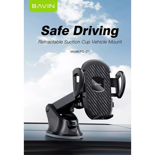 BAVIN Auto držač PS-27, crna - 90407