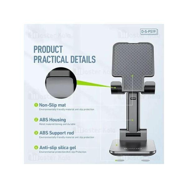 BAVIN Desktop stalak za telefon, crna - 90406-1