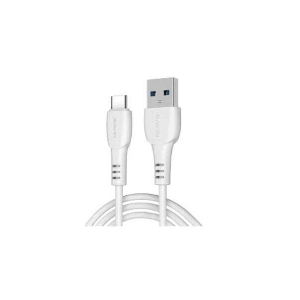 BAVIN Kabl USB-A na TYPE-C, 1m, bela - 90120-1