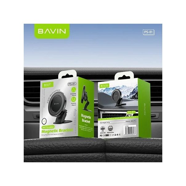 BAVIN Auto držač Magnetic PS-81, crna - EP2731884