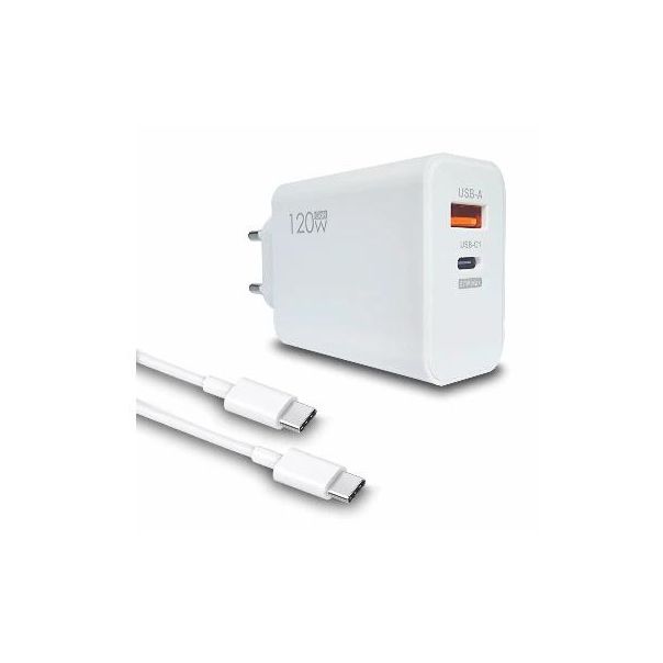 BAVIN Bavitel punjač 120W Usb A+ Type C + kabl Type C/Type C, bela - 92008