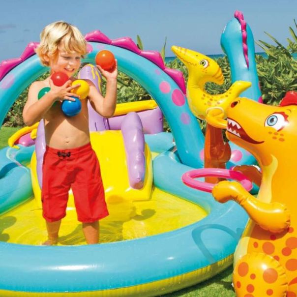 INTEX Bazen za decu igraonica Dinoland 57135 - 57135NP