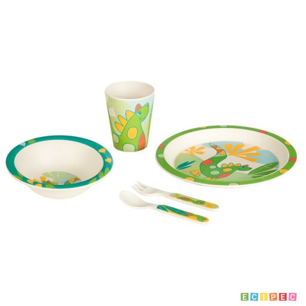 BigBamBoo Set za jelo Fashion Girl 5/1 BB103.1 - BB103.1