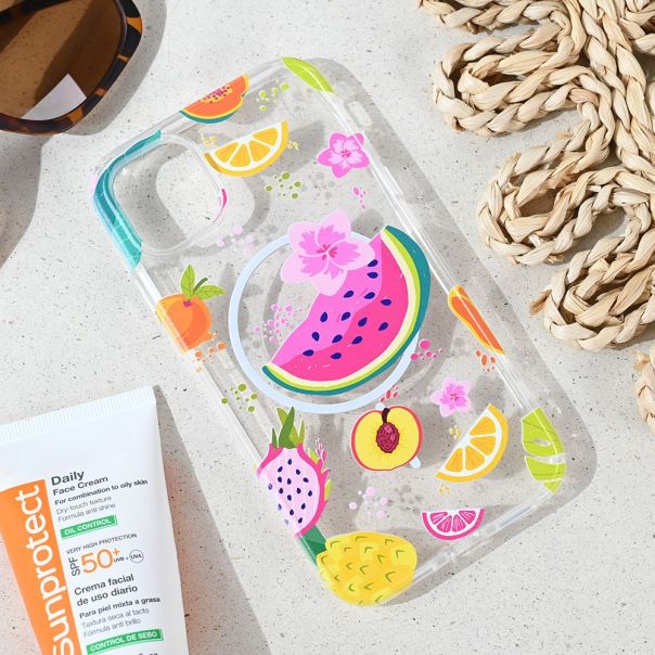 Maska za iPhone 11 6.1 Summer Fruits Print Magsafe - 8020877