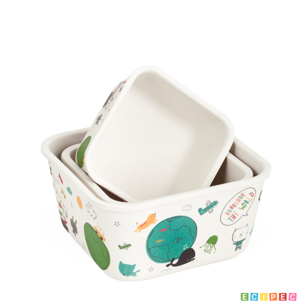 BigBamBoo Set posuda za čuvanje hrane 3 u 1 BB402-1 - BB402-1