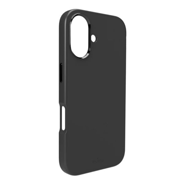 PURO Silikonska maska za iPhone 16 Pro, crna - 16100048