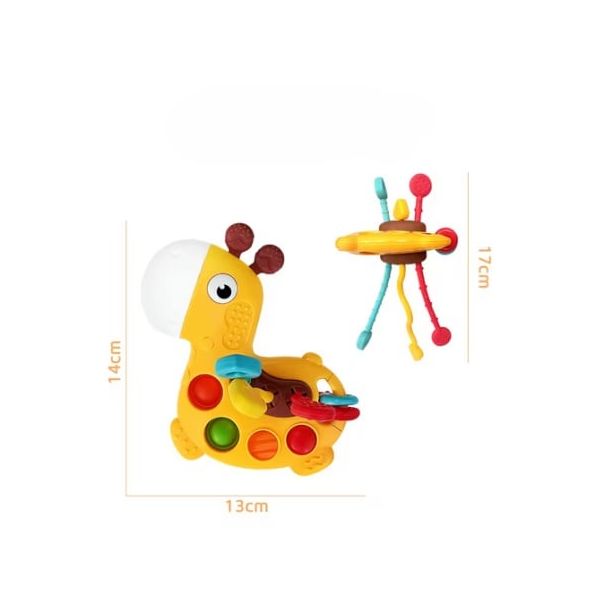 BBO Edukativna igračka za bebe sa aktivnostima Žirafa Lala Le - HE0196