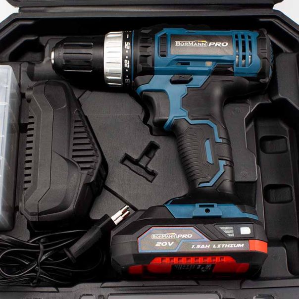 BORMANN PRO Akumulatorska bušilica u setu, 20V BBP3000 - BBP3000