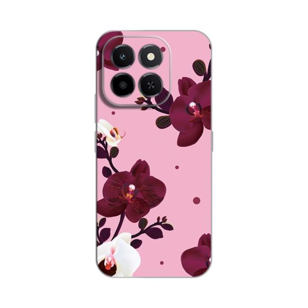 Maska za Honor X6c Pink Orchid Silikonska Print Skin - 8021159