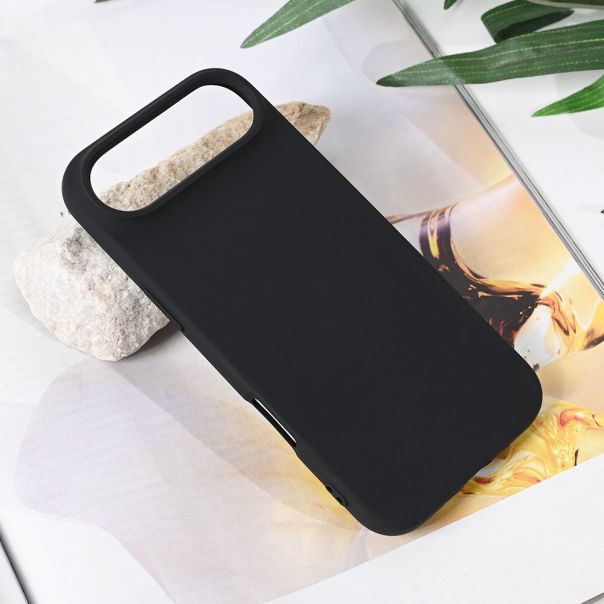 Maska za iPhone 17 Air 6.6 crna Teracell Soft Velvet - 223000