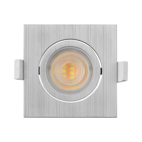 BRAYTRON LED spot svetiljka BRY-SPOTLED G3-7W-SQR-SLV-3IN1 - BD02-10783