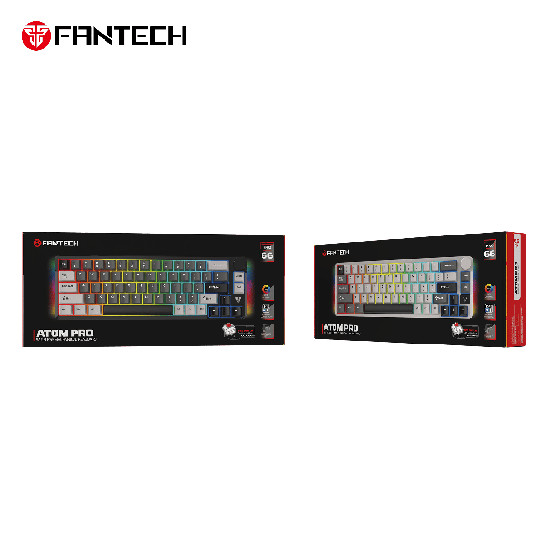 FANTECH Gejmerska Mehanička Tastatura MK919 ATOM PRO66 Space edition Blue Switch Wireless - 221129