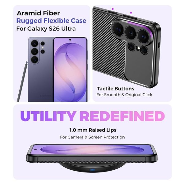 Maska za Samsung S948B Galaxy S26 Ultra crna Defender Carbon - EP2994755