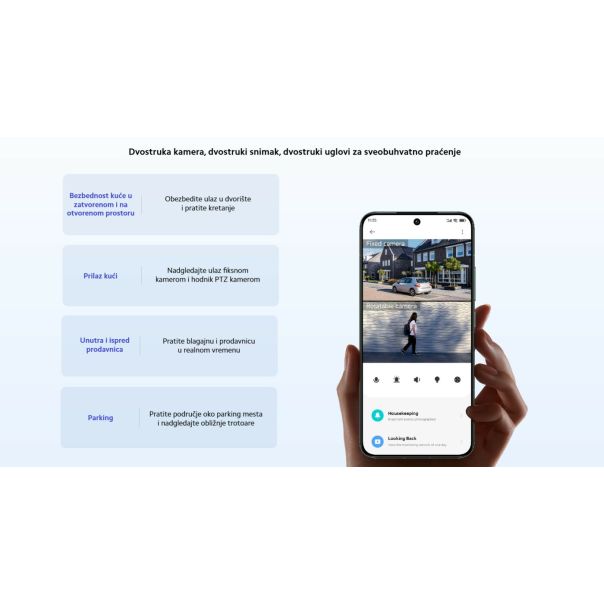 XIAOMI Kamera CW500 Dual, bela - 1570230