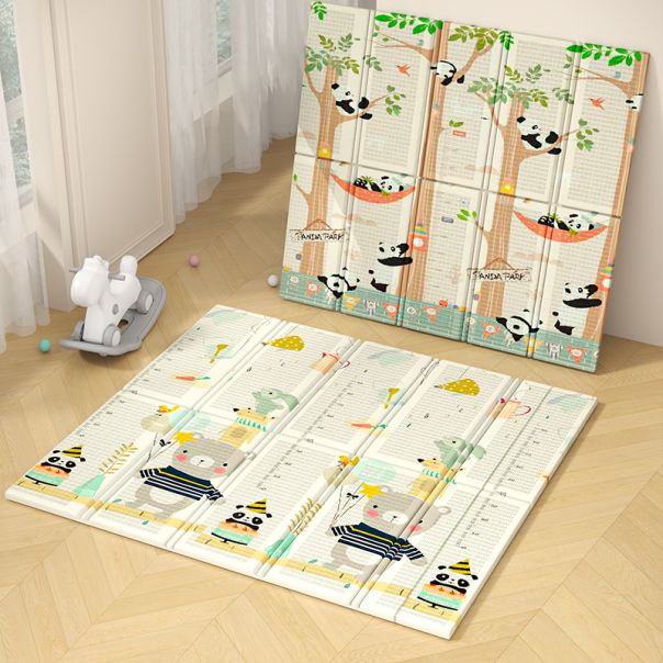 Baby Line Premium Collection Podloga za igru BEAR BIRTHDAY PARTY + PANDA 180x200x1cm - 8606031941392
