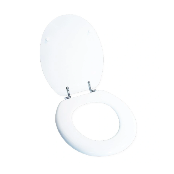 DIPLON Daska za WC šolju, medijapan, bela - 2076-1-1