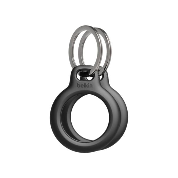 BELKIN Privezak za ključeve sa metalnim prstenom za AirTag 2/1, crna - 1830013