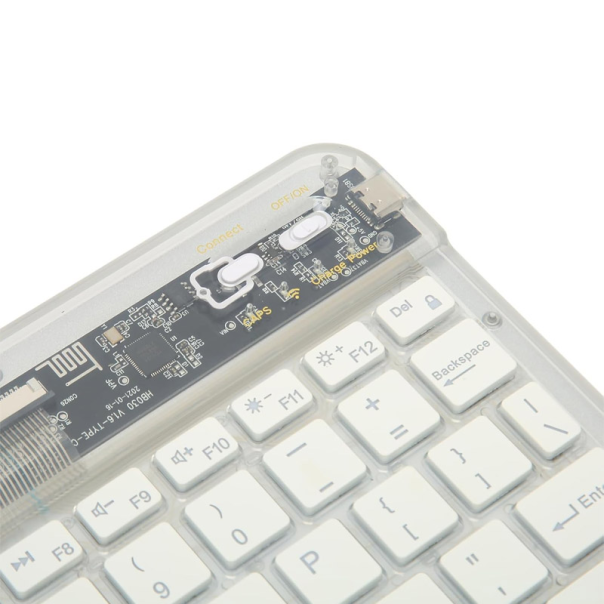Bezicna Tastatura bela - 611646