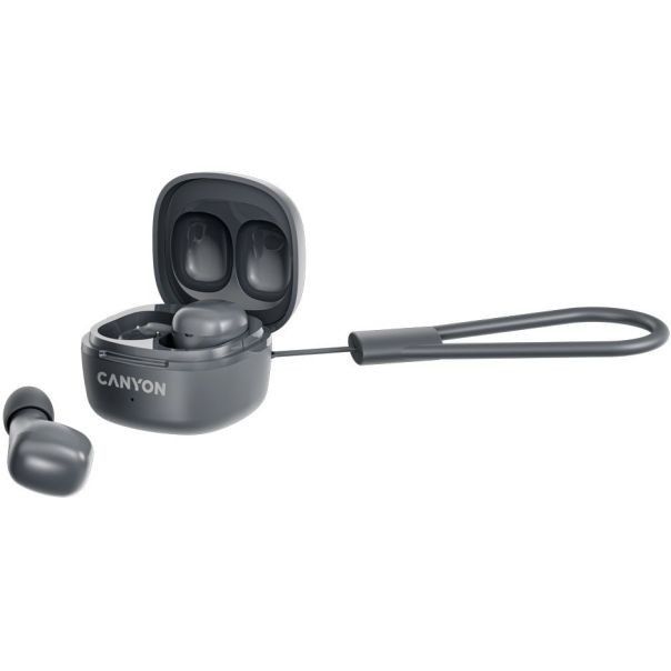 CANYON Bluetooth slušalice OnGo 4 mini, siva - CNS-TWS4G