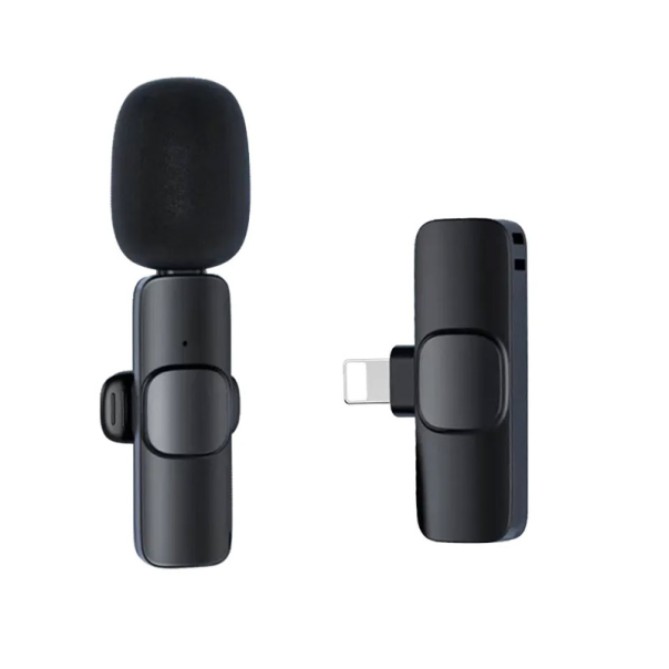 Bezicni mikrofon Lavalier za mobilni telefon K9 iPhone Lightning - 617523