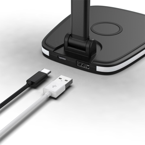 Bezicni punjač 3u1 magnetni za Apple Watch, iPhone i AirPods LFX-171 beli - 053529