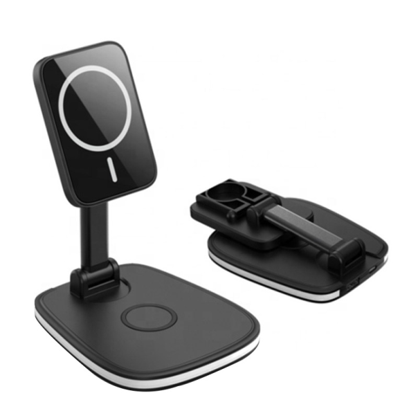 Bezicni punjač 3u1 magnetni za Apple Watch, iPhone i AirPods LFX-171 beli - 053529