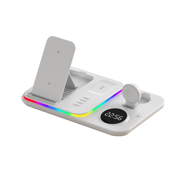 Bezicni punjač 5u1 Magsafe RGB A82 30W beli - 602365