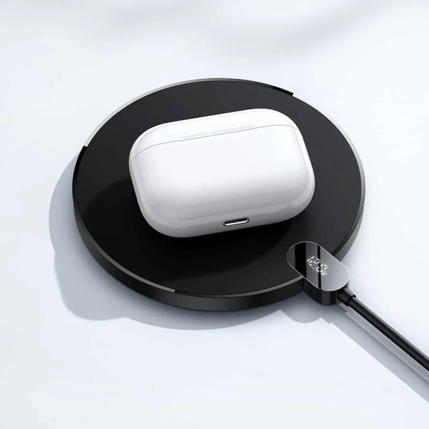 Bezicni punjač Baseus LED Display Gen 2 BS-W526 15W crni - CCED000001